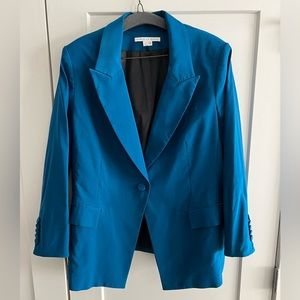 Veronica Beard Long and Lean Dickey Jacket Cerulean Blue Size 24
